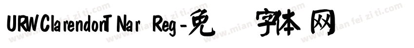 URWClarendonTNar Reg字体转换